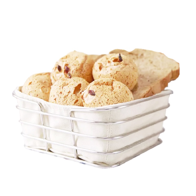 Multi-functional stainless steel basket for bread storage