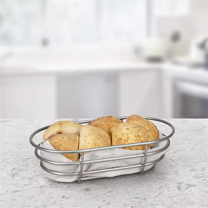 Wholesale Stainless Steel Bread Basket Storage